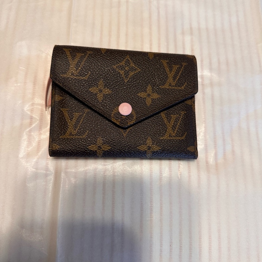 Louis Vuitton Black and Gold Monogram Wallet